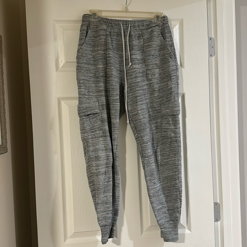 Gray Marl Pink Sweatpants
